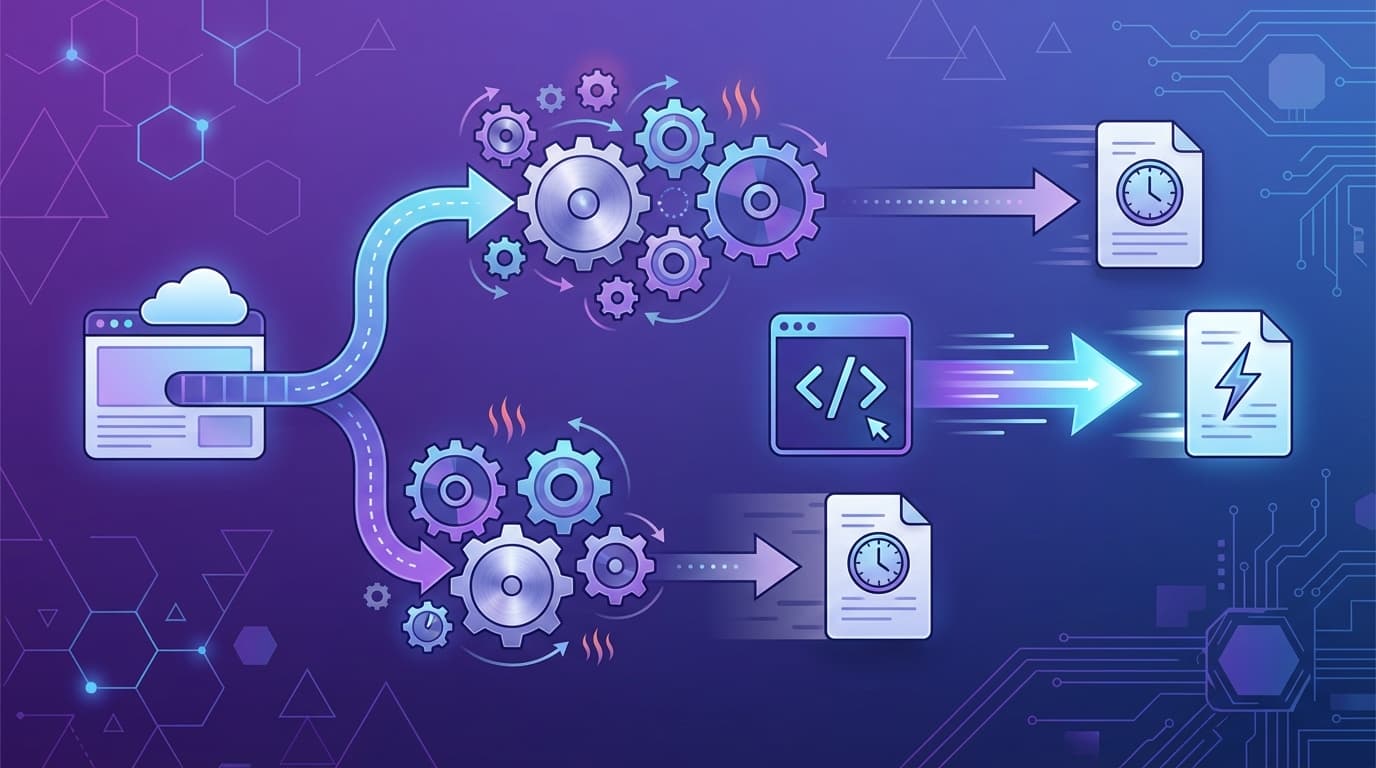 Browser vs Native PDF Engine Architecture Diagram